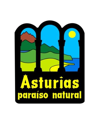 PEGATINA ASTURIAS PARAISO NATURAL6X5 CM 4X35 CM 800 514