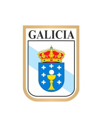 PEGATINA GALICIA GALLETA ESCUDO 7X5 CM 800 1000
