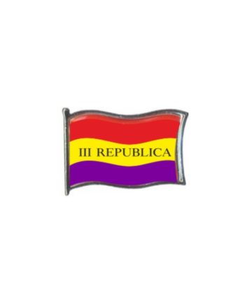 PIN GOTA RESINA REPUBLICA III BANDERA GR ONDEANTE SOUVENIR 401 455